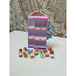 Shopkins Lot Bakery Stand Pie Cupcake Cookie Donut Cake Figures Ect